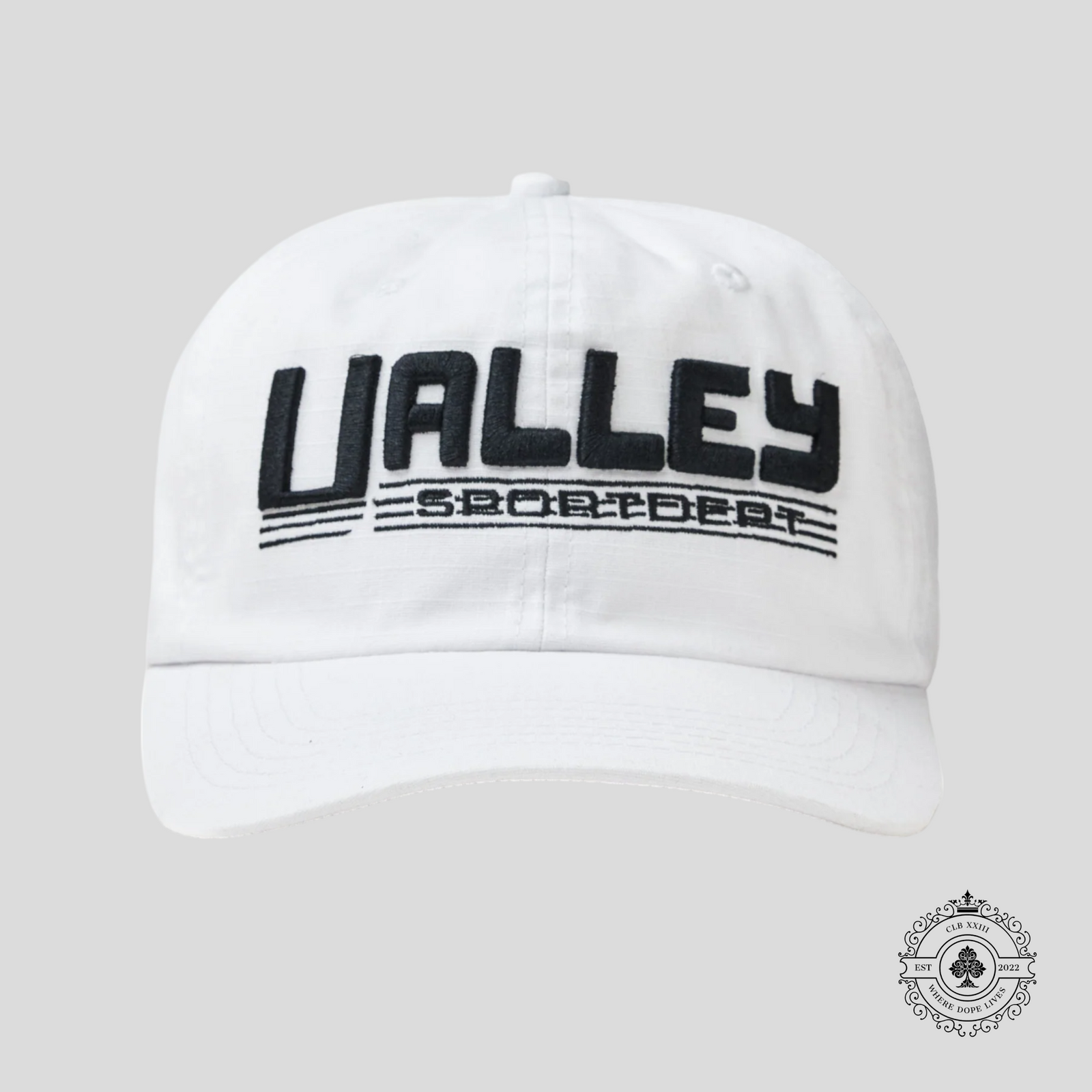 Vale Sports Dept Snapper Hat in White