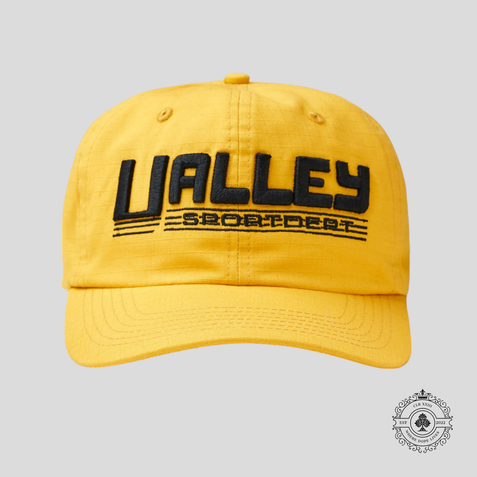 Vale Sports Dept Snapper Hat in Yellow