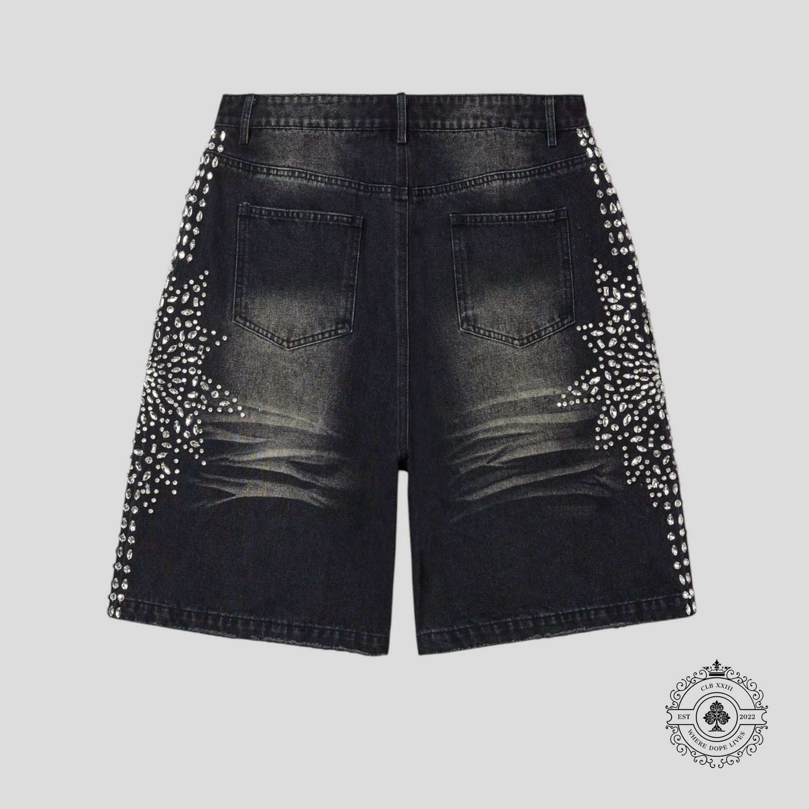 Vale Forever Siren Shorts in Black Wash