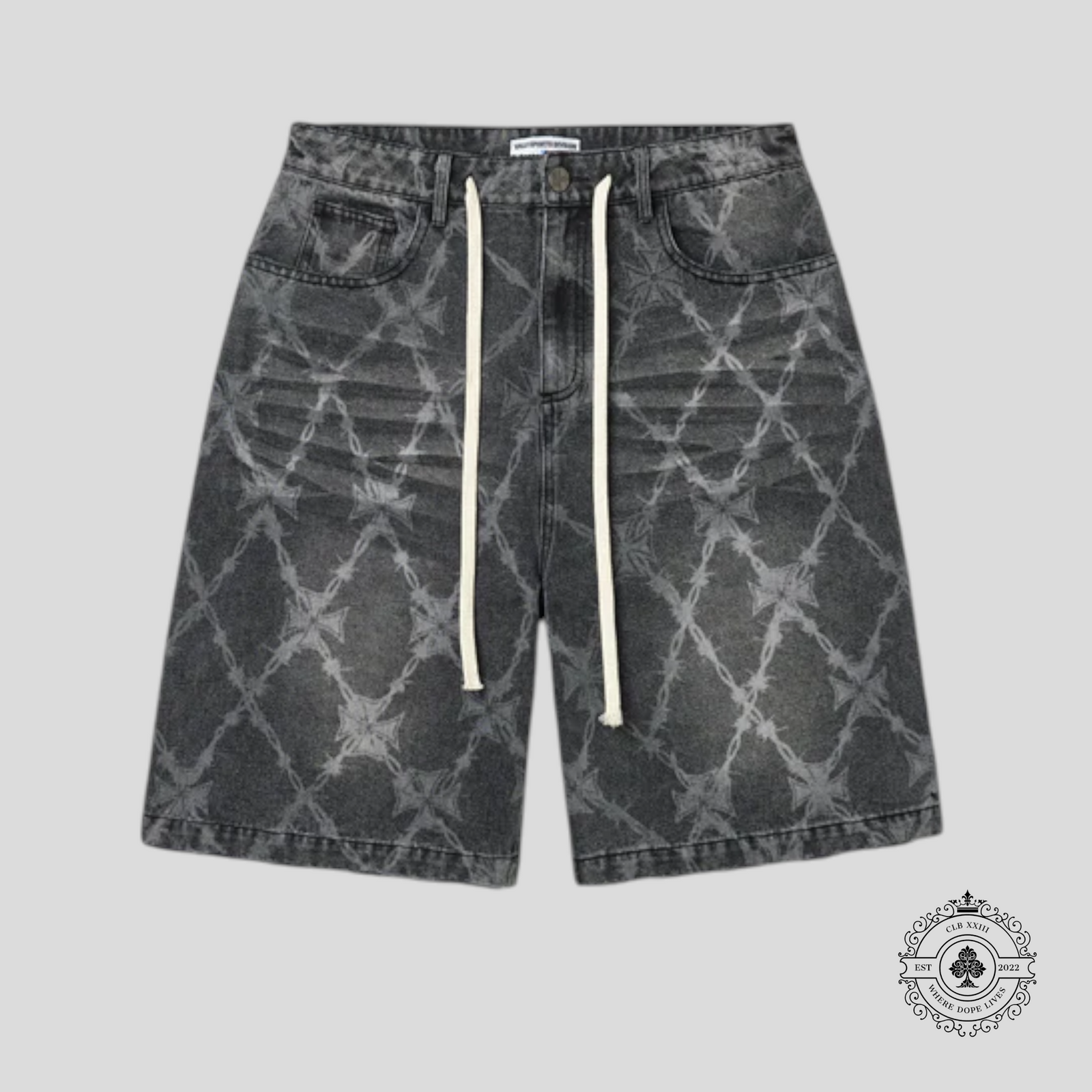 Vale Ironwork Jorts in Black