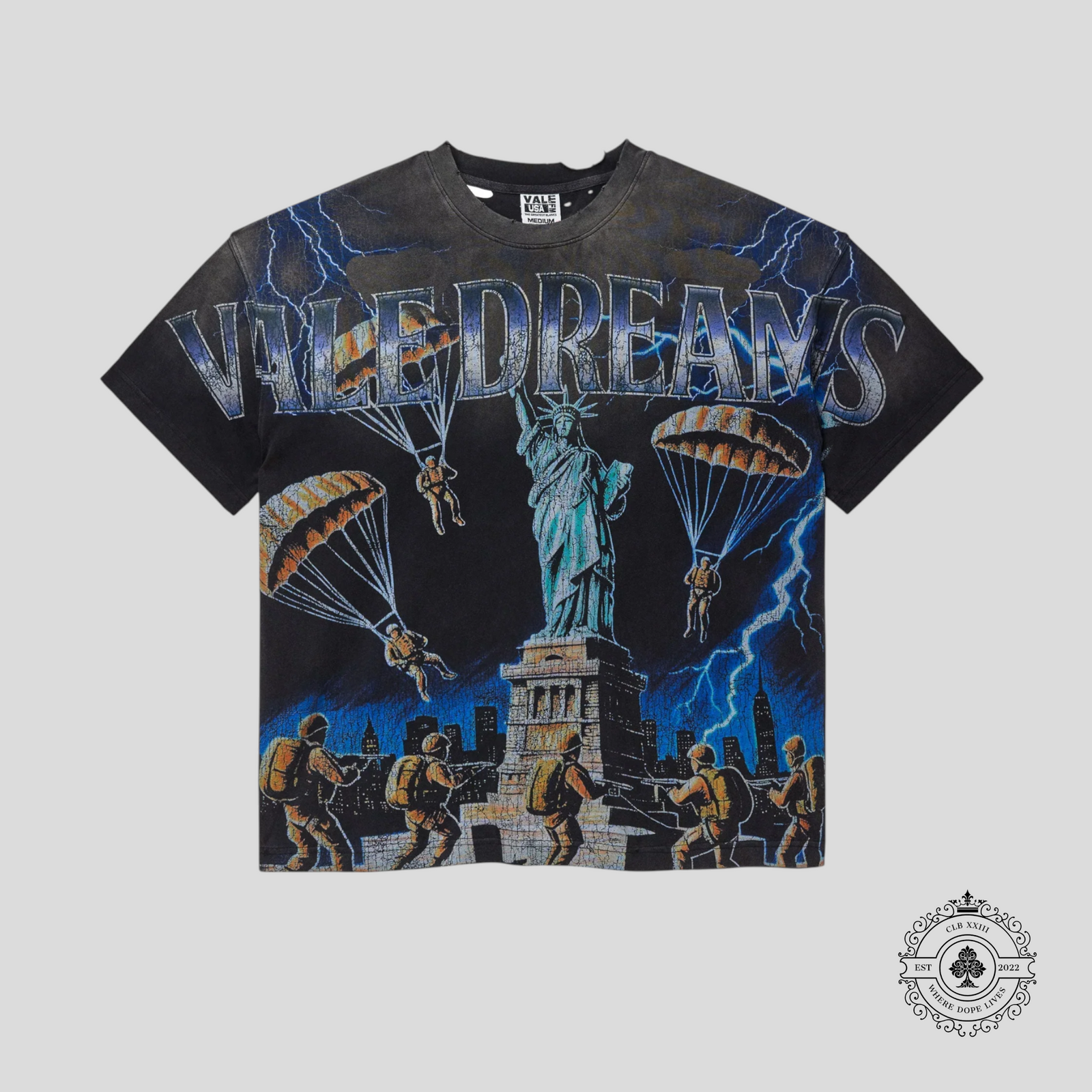 Vale Invasion Tee in Black