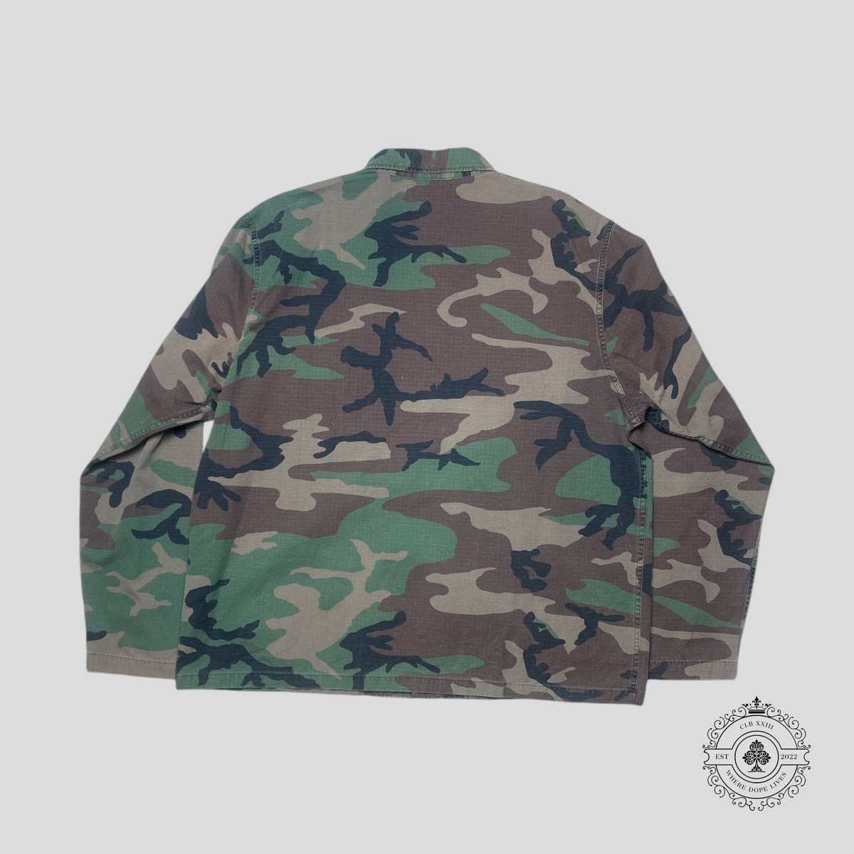 RRL Ripstop Long Sleeve Camo Shirt