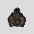 Chrome Hearts Camo Leather Patch Thermal Zip Up Hoodie