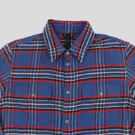 Chrome Hearts Work Dog Flannel in Blue