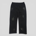 Chrome Hearts Cross Patch Sweatpants in Black
