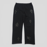 Chrome Hearts Cross Patch Sweatpants in Black