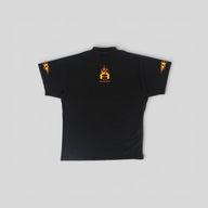 Balenciaga Flame Logo Tee in Black