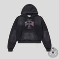 Vale Chopper Hoodie in Black