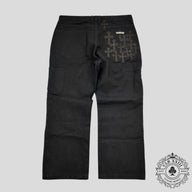Chrome Hearts Double Knee Carpenter Pants in Black