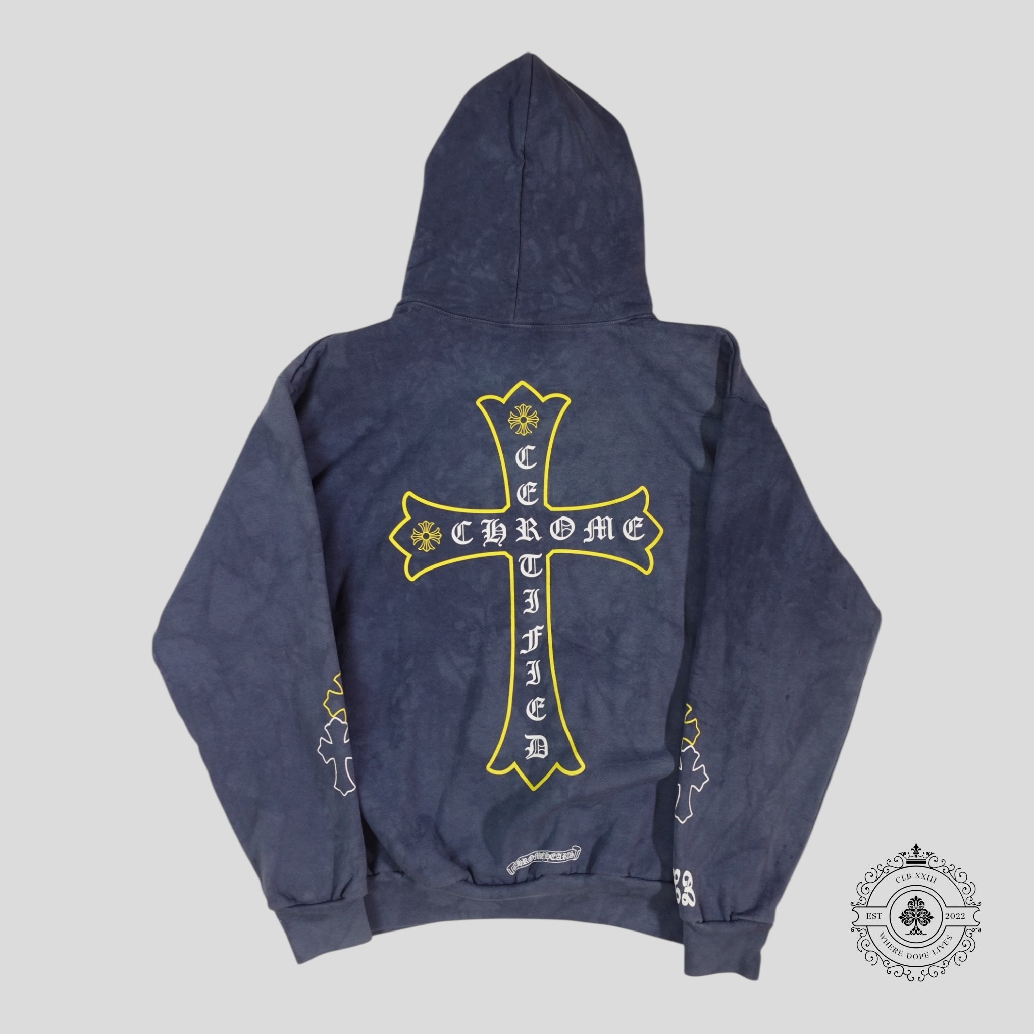 Chrome Hearts Certified Chrome Hoodie in Blue