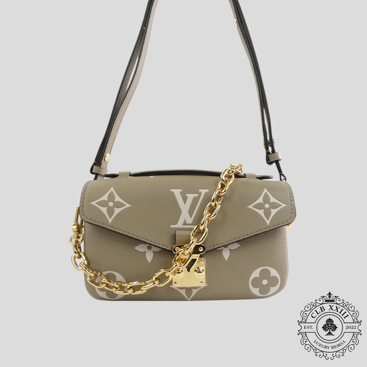 Louis Vuitton Empreinte Giant Monogram Pochette Metis East West