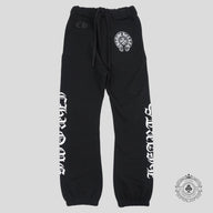 Chrome Hearts Horseshoe Logo Sweatpants in Black