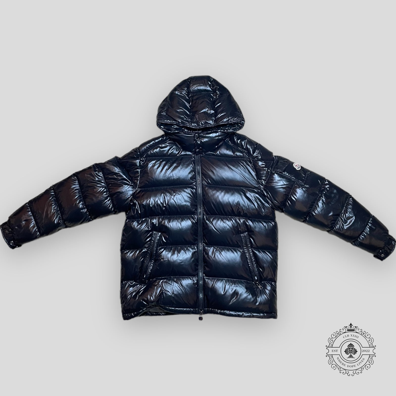 Moncler Puffer Coat In Black
