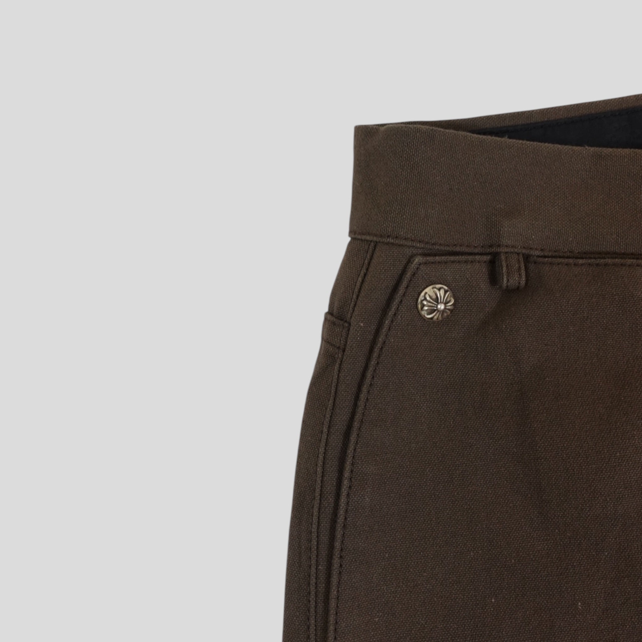 Chrome Hearts Double Knee Carpenter Pants in Brown