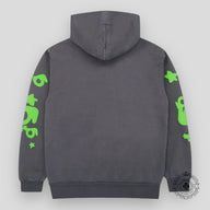 Sp5der Beluga Hoodie Slate Grey/Green