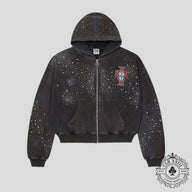 Vale Forever Pluto Clustered Zip Up in Black