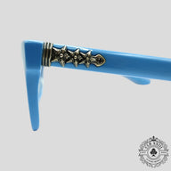 Chrome Hearts Clitterati Glasses in Blue