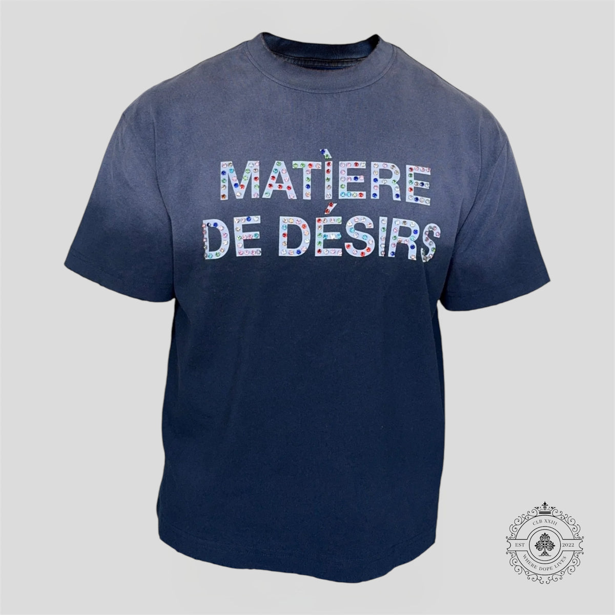 Matière De Désirs Gems Tee In Navy