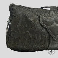 Chrome Hearts Leather Cross Patch Duffle Bag