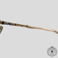 Chrome Hearts Tittansluvr Glasses in Clear/Gold