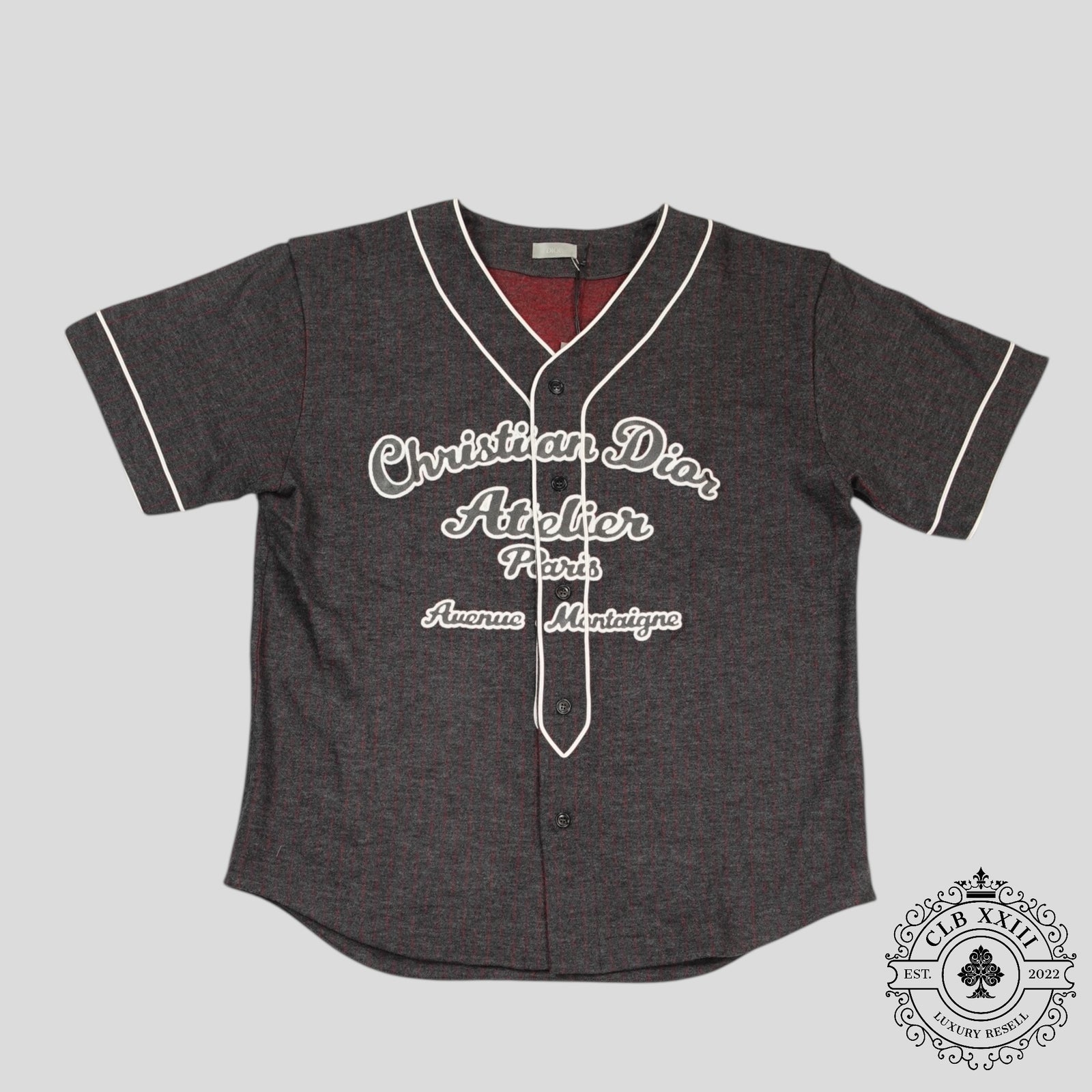 Dior Atelier Baseball Shirt in Grey