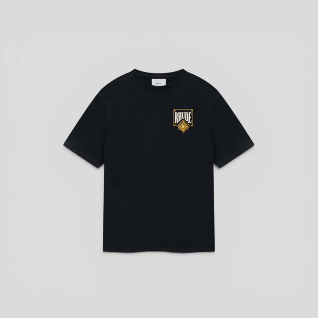 Rhude Playing Card Tee Vintage Black & Yellow