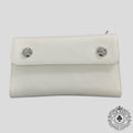 Chrome Hearts Long Wave Wallet in White