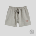 Fear Of God Essentials Fleece Soccer Shorts in Dark Heather