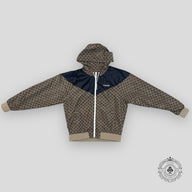 Celine Nylon Monogram Jacket in Beige / Black