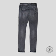 Purple Brand P001 Deconstructed Jeans in Aged Black