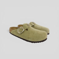 Chrome Hearts Birkenstock Mules in Taupe
