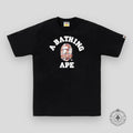 Bape Bleach Check College Tee in Black