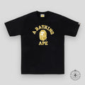 Bape Color Camo College Tee Black / Yellow