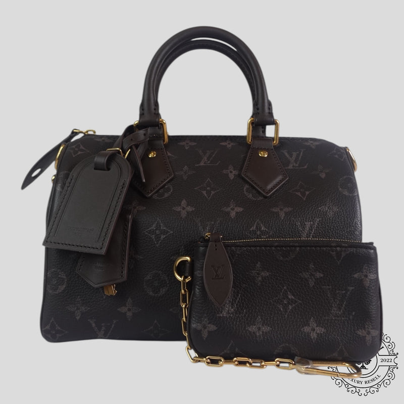 Louis Vuitton Speedy P9 Bandoulière Calfskin Bag, front view