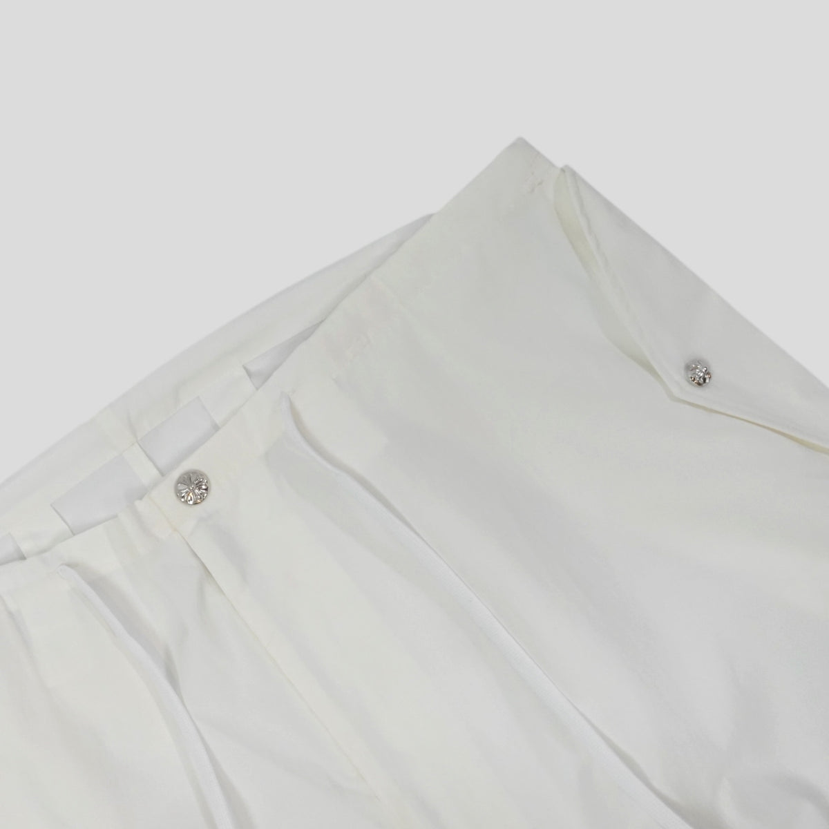 Chrome Hearts Parachute Pants in White