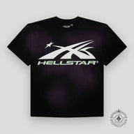 Hellstar Sports Glow in the Dark Core Logo T-Shirt in Purple
