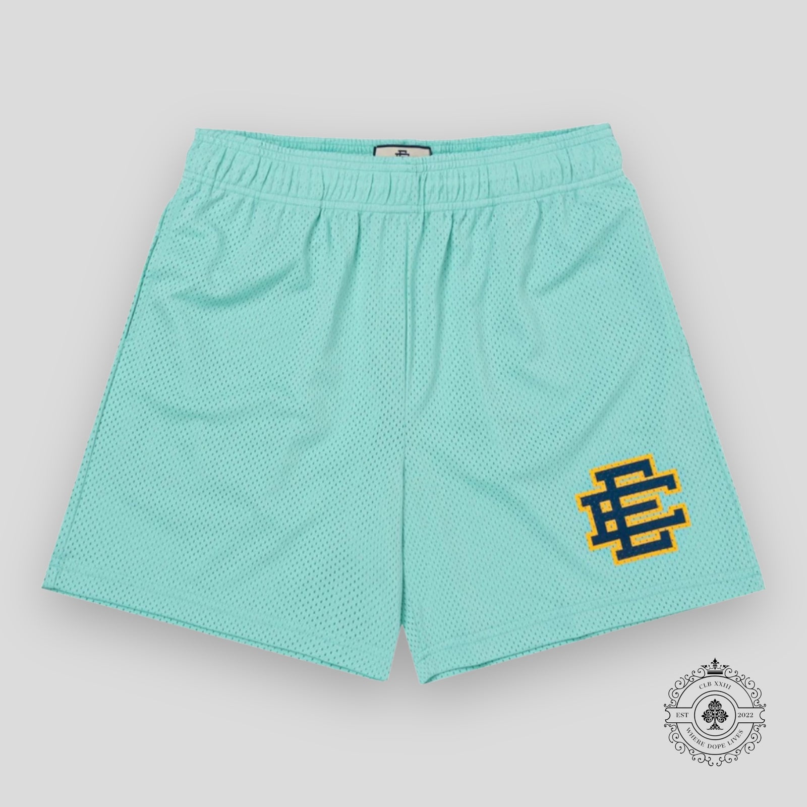 Eric Emanuel Mesh Shorts in Yucca