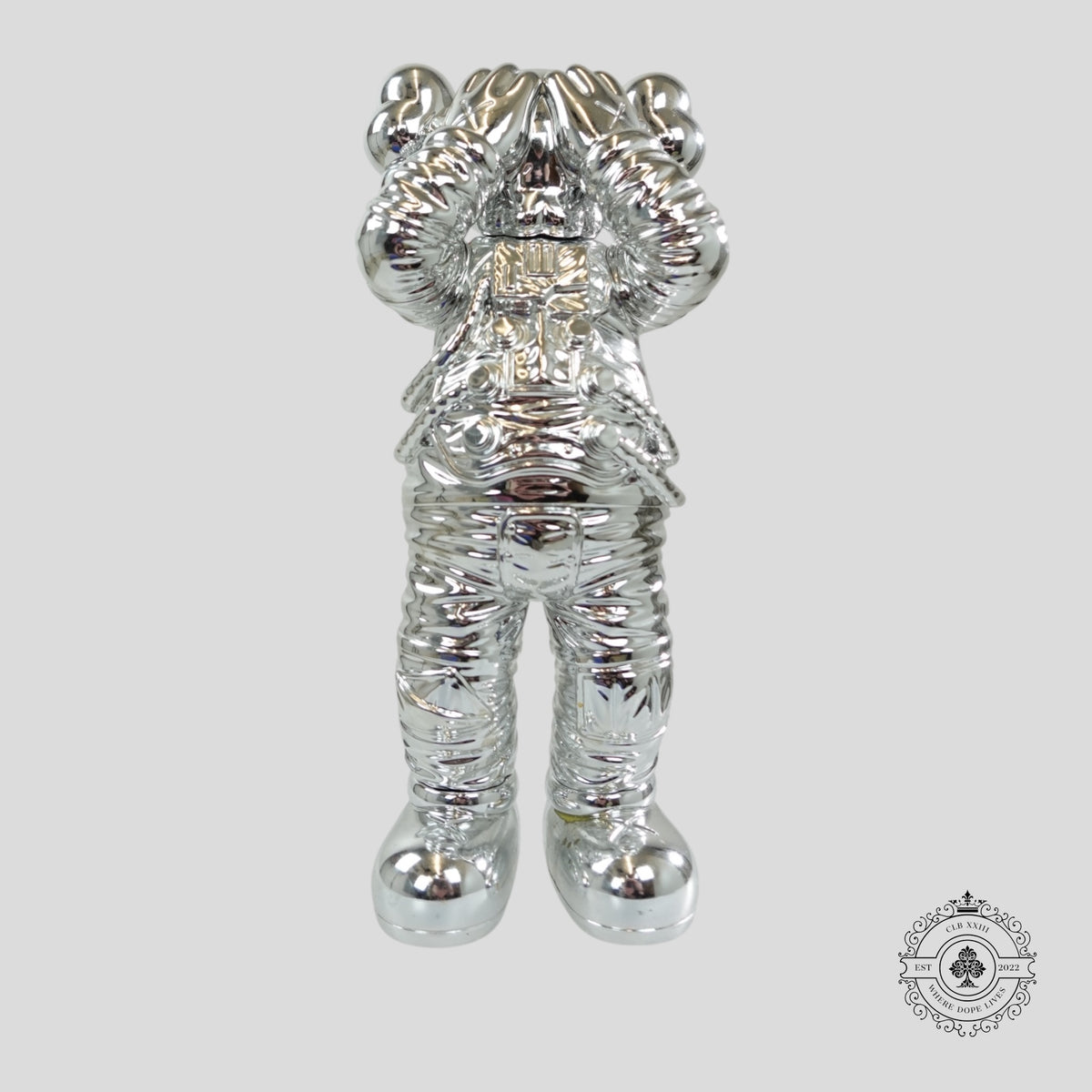 Kaws Holiday Space Vinyl Figure in Silver