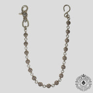 CHROME HEARTS FLEUR BALL WALLET CHAIN