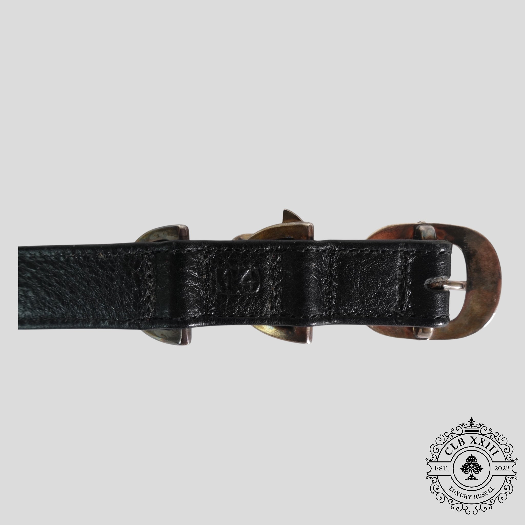 Chrome Hearts Dog Collar in Black