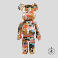 Bearbrick Andy Warhol x Jean-Michel Basquiat #2 1000%