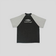 Balenciaga Raglan Oversize Tee in Black