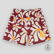 Eric Emanuel EE Basic Shorts in Red Daisies / Yellow
