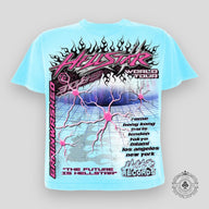 Hellstar Neuron Tour T-Shirt in Light Blue