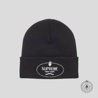 Supreme Crest Beanie in Black
