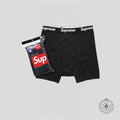 Supreme Hanes Boxer Briefs in Black