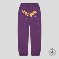 Sp5der Star OG Web V2 Sweatpants in Purple