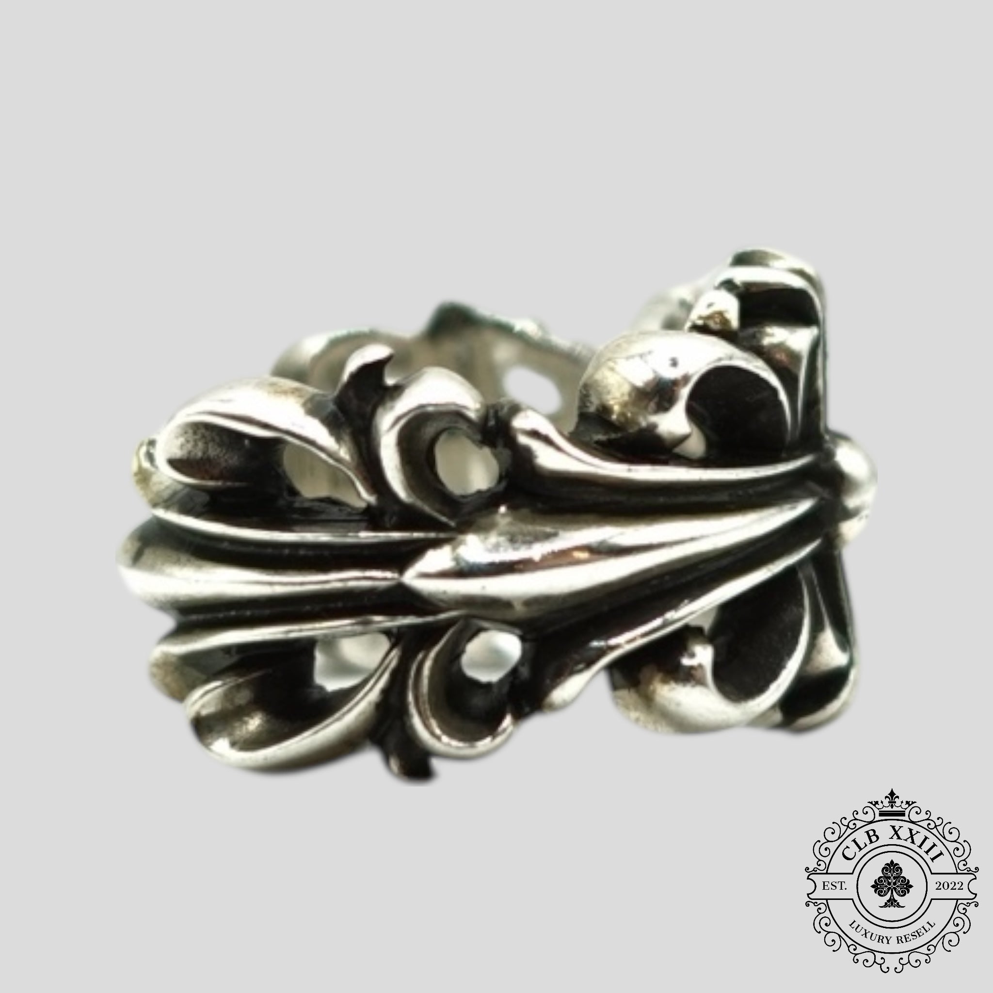 Chrome Hearts Double Floral Ring