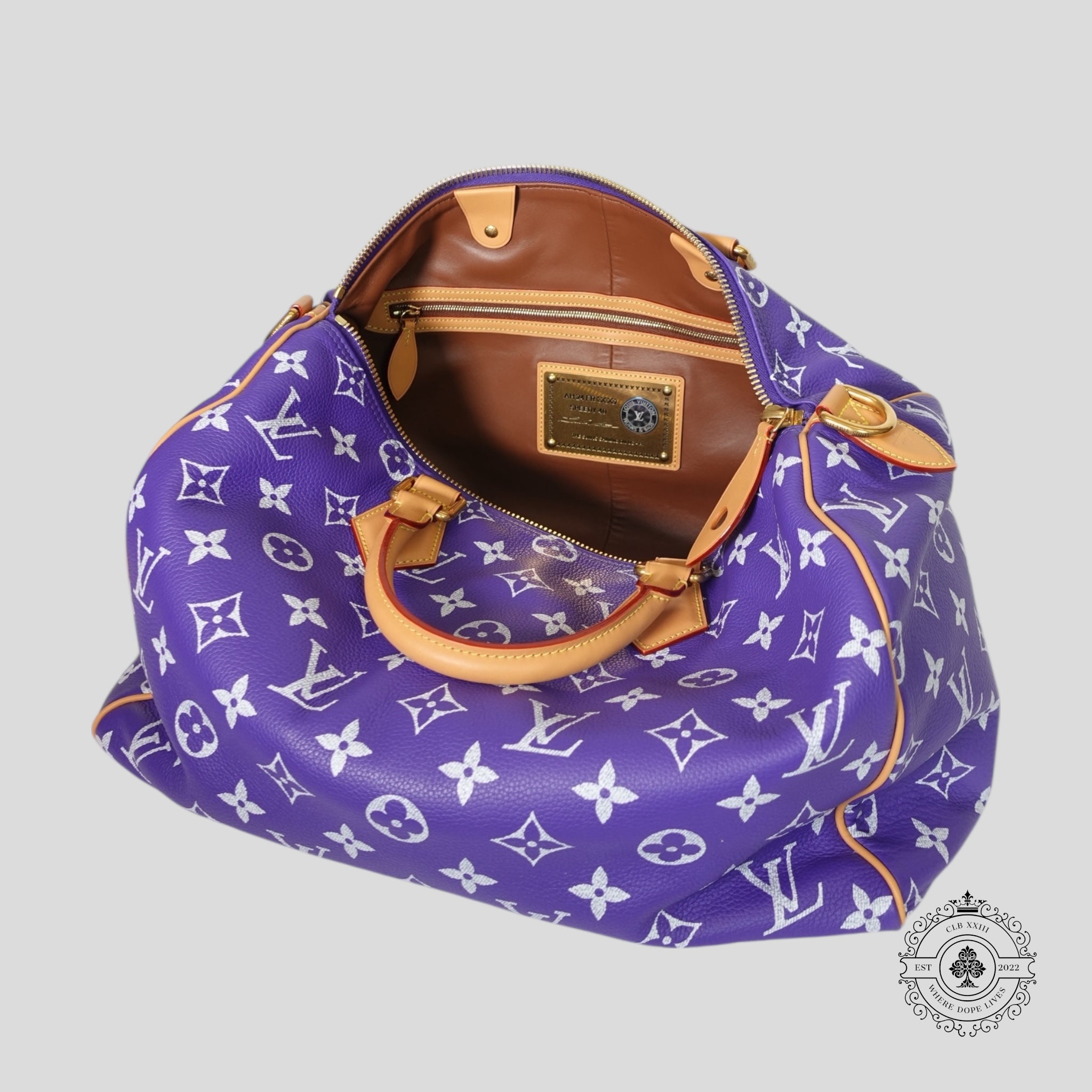 Louis Vuitton Speedy P9 Bandouliere 40 in Purple