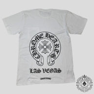 Chrome Hearts Las Vegas Horseshoe Logo Tee in White